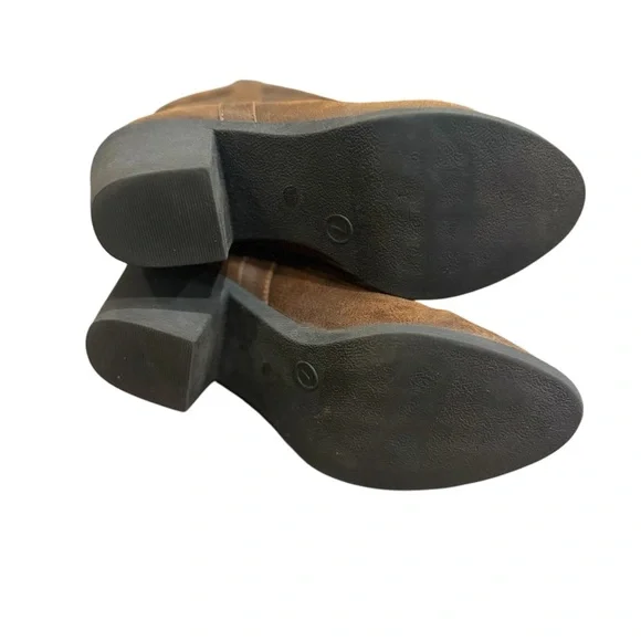 Arizona Jeans Co. Brown Western Ankle Boots with Chunky Heel size 7 - Picture 4 of 11